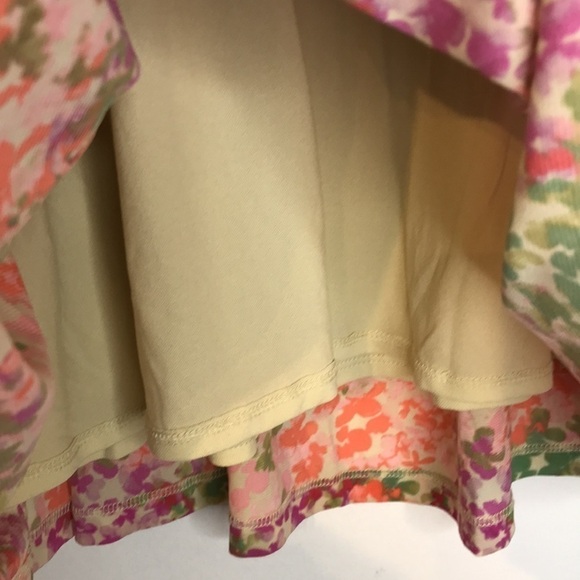 NWT Kate Hill floral tiger lily print skirt - Picture 4 of 7